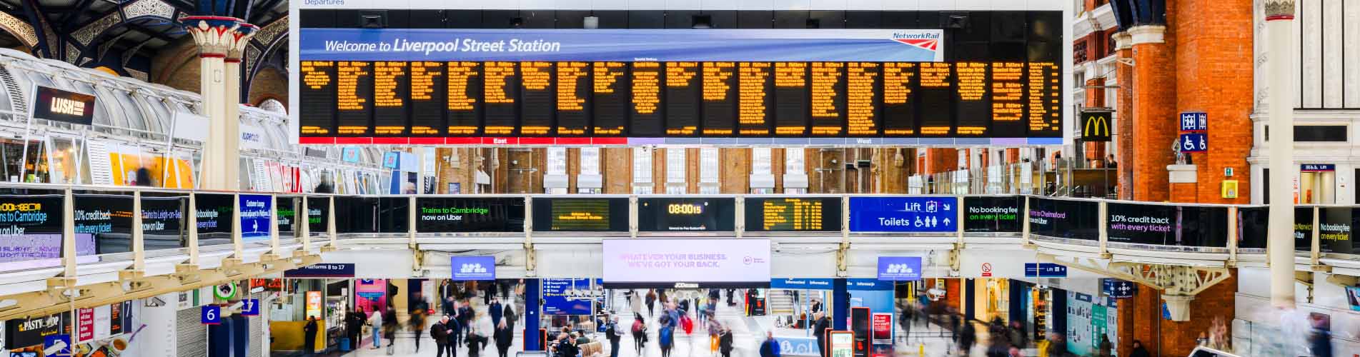 London Liverpool Street station concourse