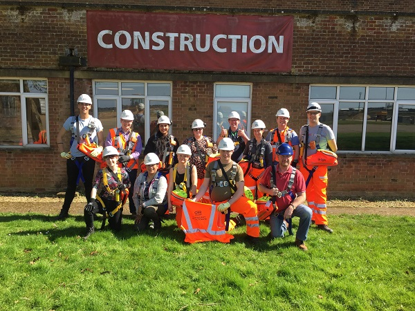 ORR trainee inspectors, inspector assistants and administrator colleagues at the National Construction College. 