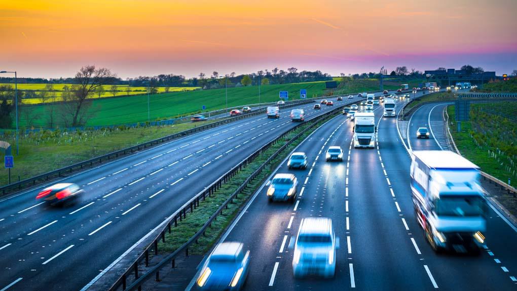 M1 motorway near Flitwick junction