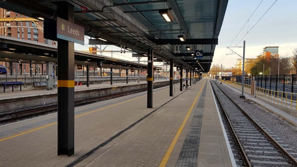 Platform 0 at Leeds railway station