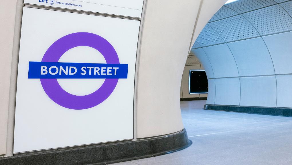 The Elizabeth Line Bond Street station opens in London