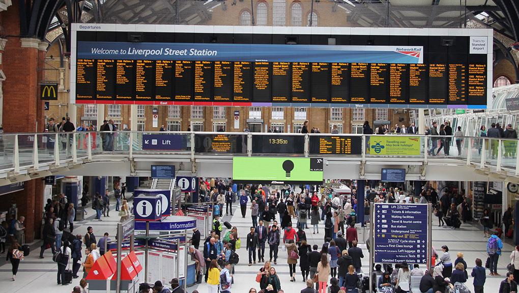 Liverpool Street station concourse