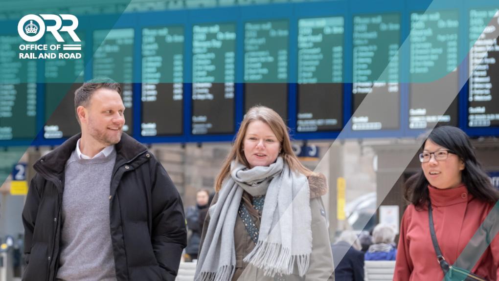 Passengers in the concourse of Glasgow Central railway station