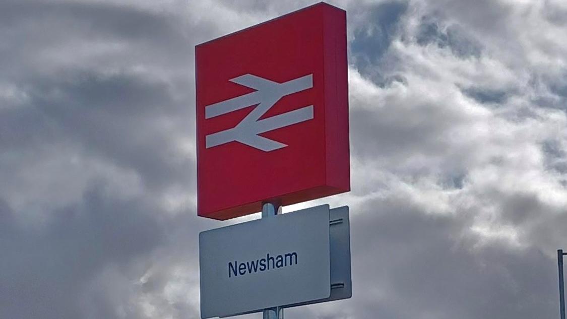 Newsham station sign